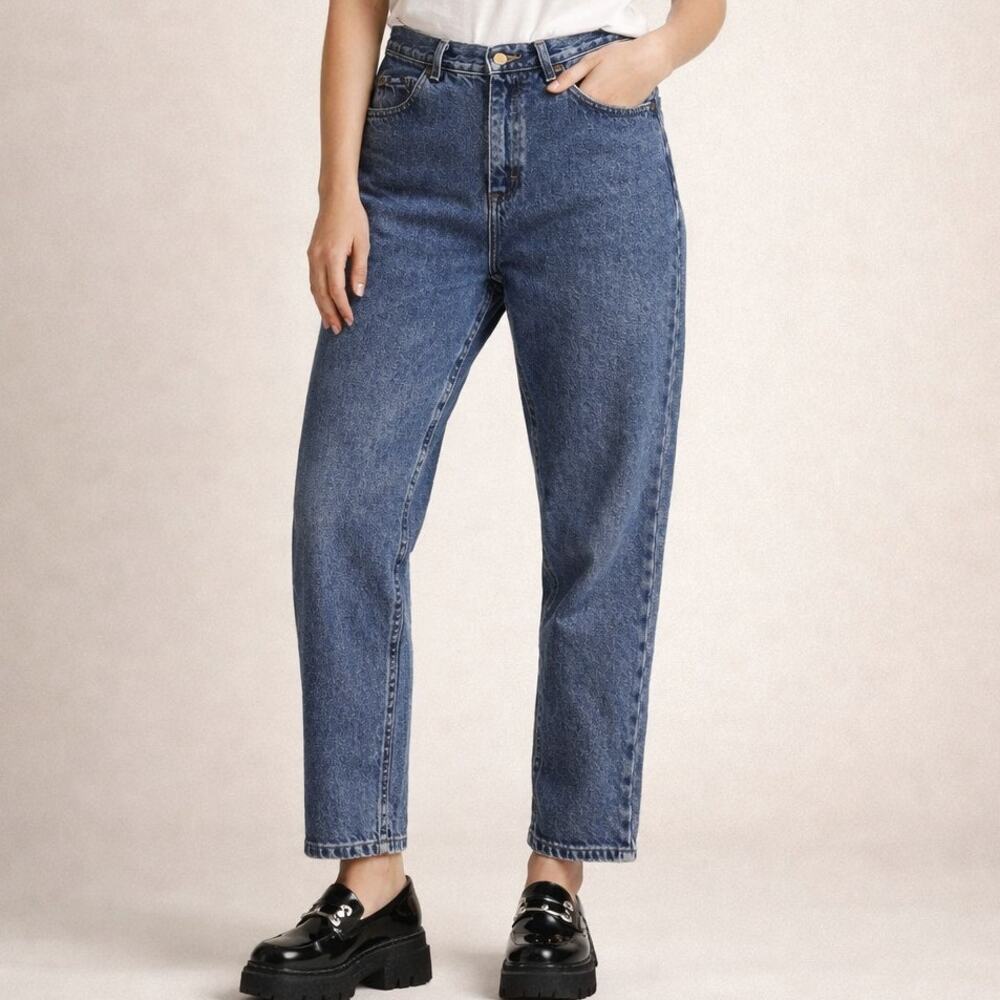 Vintage 2000s Lee High-Rise Mom Jeans Tapered Fit Size‎ 6 (Fits 2–4) 26x28